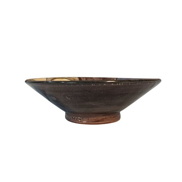 Mitch Yung Pottery Abstract Ceramic Bowl - Picture 3 of 6